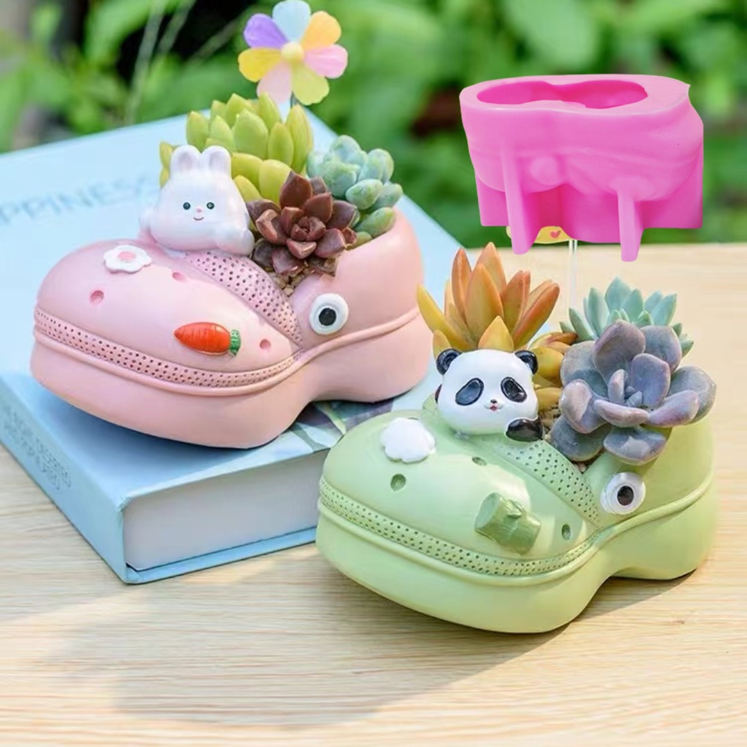 3D 동물 슬리퍼 다육 식물 화분 송진 실리콘 몰드 구 - Echeveria Succulent 리뷰 및 가격