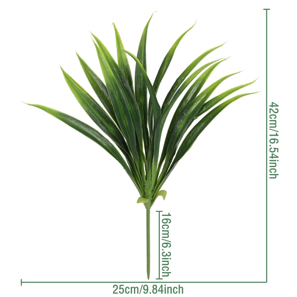 사실적인 42cm 인조 난초 잎 시뮬레이션 플라스틱 가 - Spider Plant Hanging 리뷰 및 가격